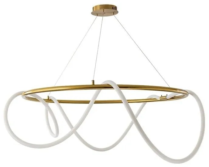 Lustra led , Neo Gold 80 cm, 70w