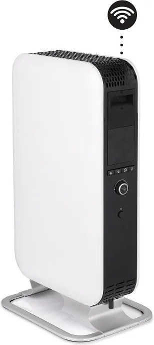 Radiator pe ulei Mill Gentle Air WiFi OIL1500WIFI3, 1500W, 5-35°C, tehnologie Mill Heat, Afisaj LED, Wi-Fi, Bluetooth, Alb