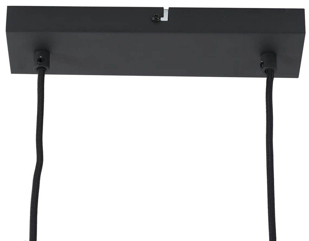 Lampă suspendată modernă neagră cu 6 lumini - Jeana Straight