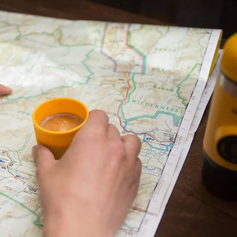 Aparat de espresso portabil Wacaco Nanopresso Yellow Patrol, 18 bar, 80 ml, Pentru cafea măcinată, Nu necesită reîncărcare și nu funcționează cu baterii, Galben