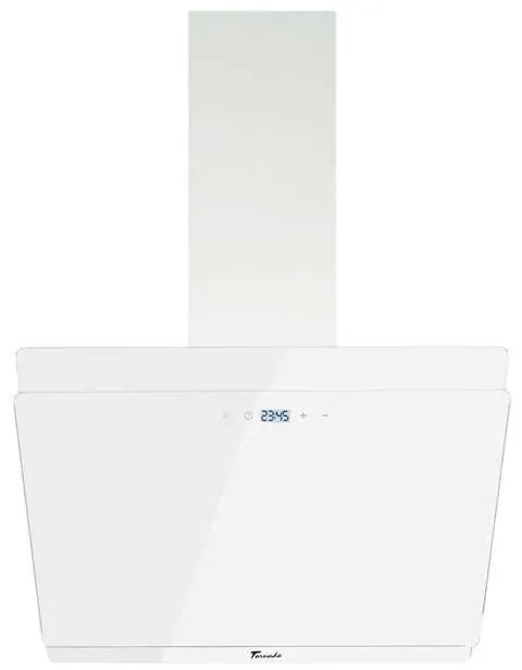 Hota Decorativa Tornado Notos 1200 (90), 1 motor, latime 90 cm, 4 viteze, absorbtie 1200 m3/ora, Alb