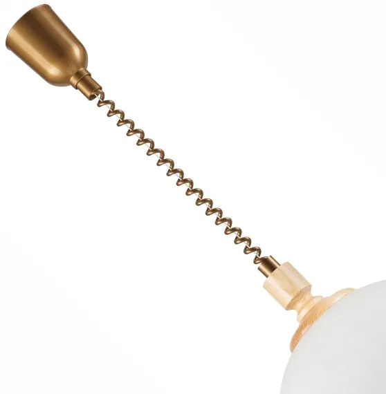 Lustr rabatabil RAMONA 1xE27/60W/230V bej/ maro deschis