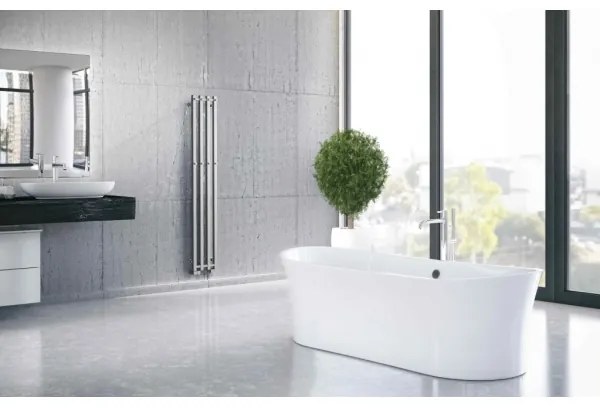 P.M.H. PX2C/4 - Radiator de baie tip scară PLUTO X, 350 W, 150 cm, crom lucios