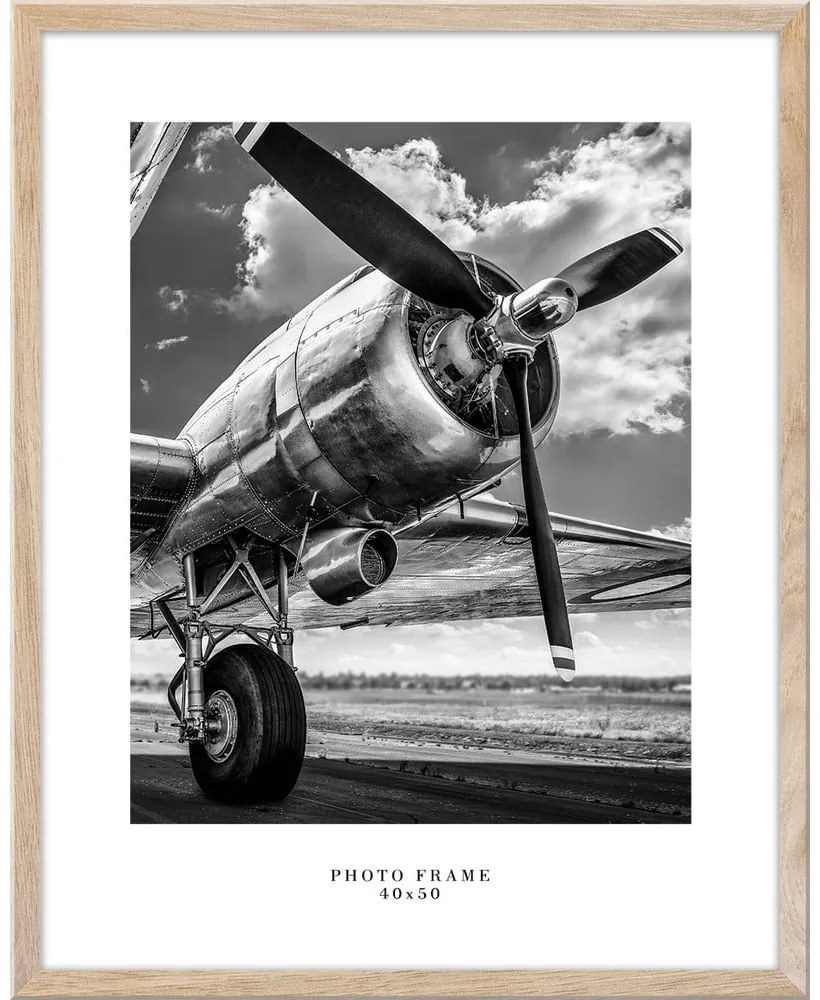 Ramă foto de perete Styler Floryda, 43 x 53 cm, natural