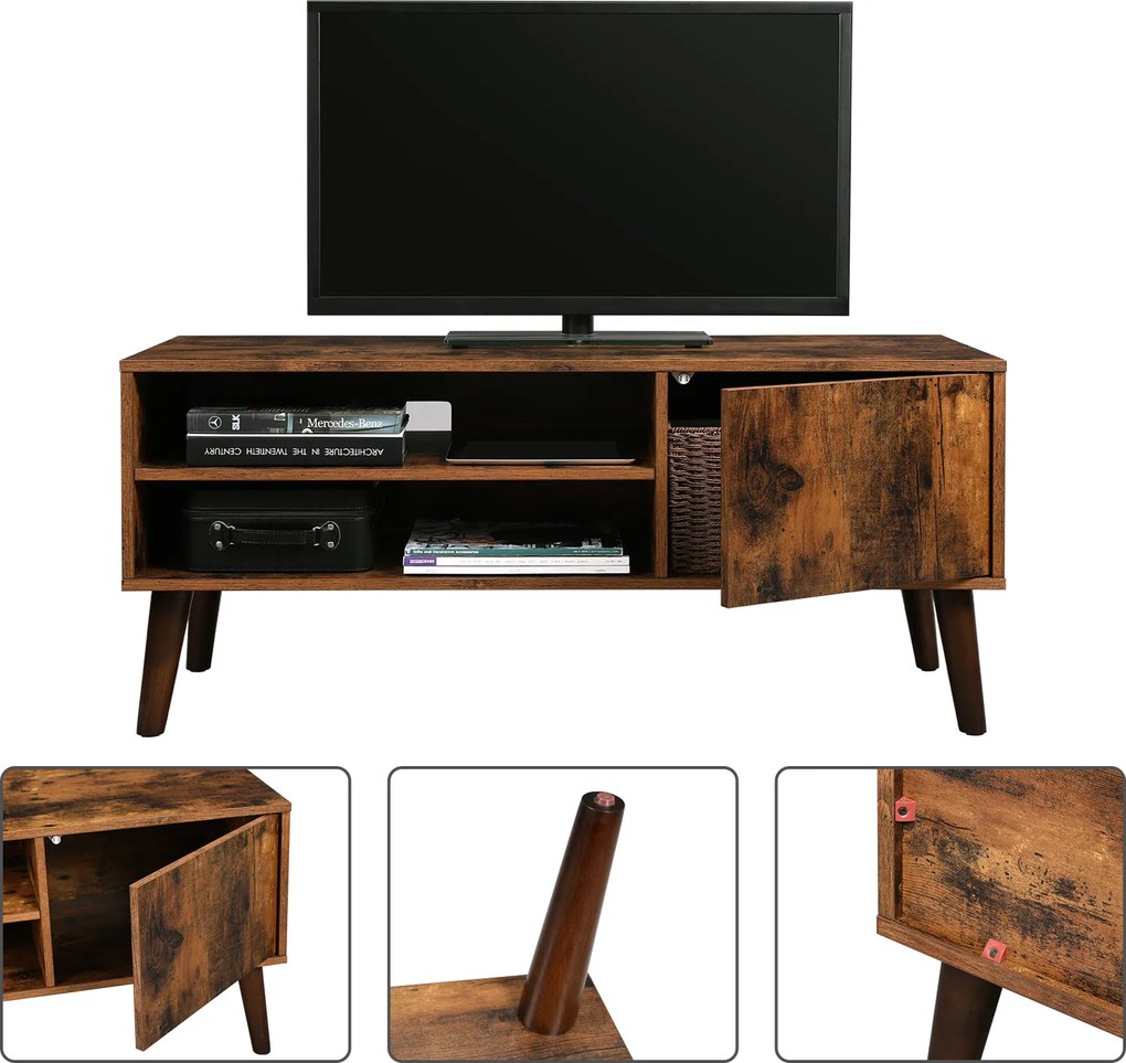 Comoda TV, vintage, MDF, 110x49.5x40cm