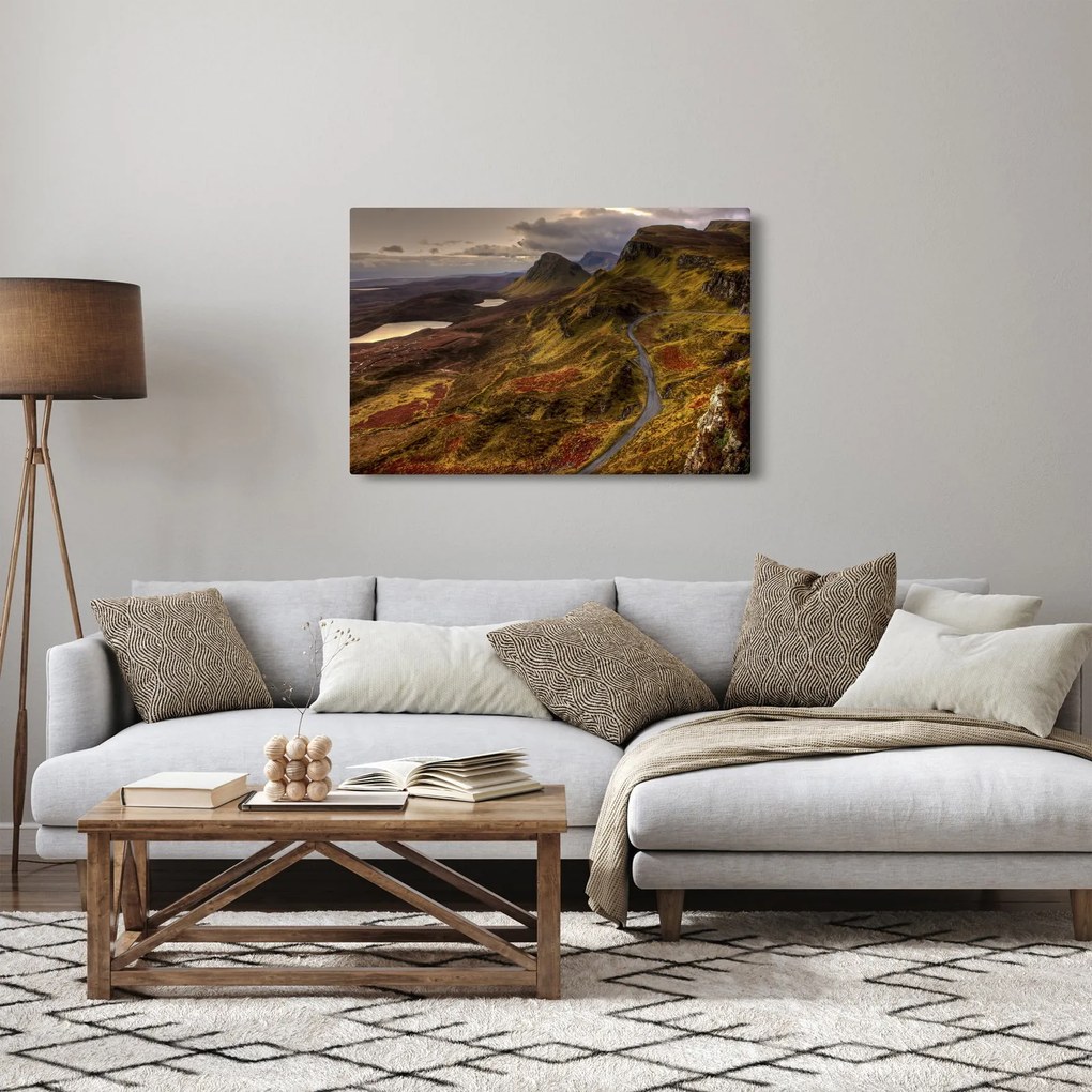 Tablou cu munții din Scoția (90x60 cm)