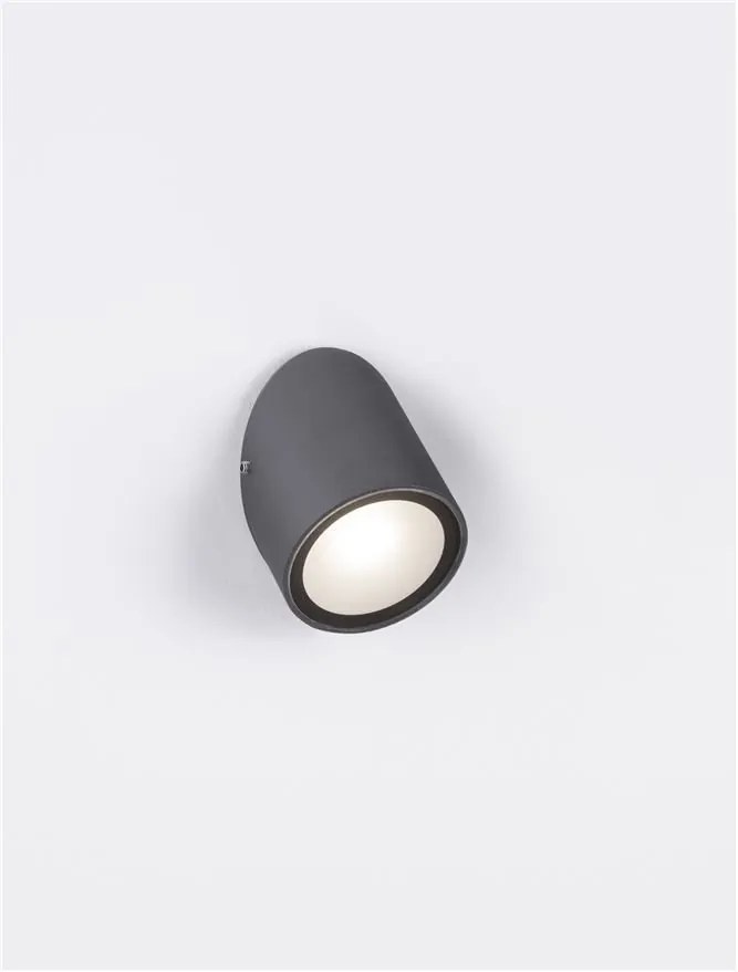Aplica LED pentru exterior design modern IP65 Capo negru