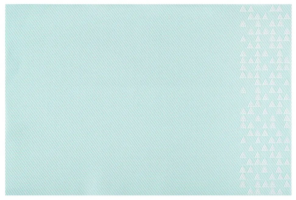 Suport farfurii 30x45cm triunghiuri albastru Nordic