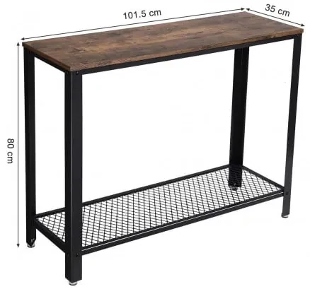 Masa Consola Vintage Maro Rustic, 101.5 Cm