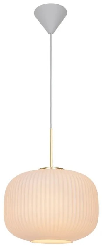 Pendul design scandinav Milford 30 alb opal