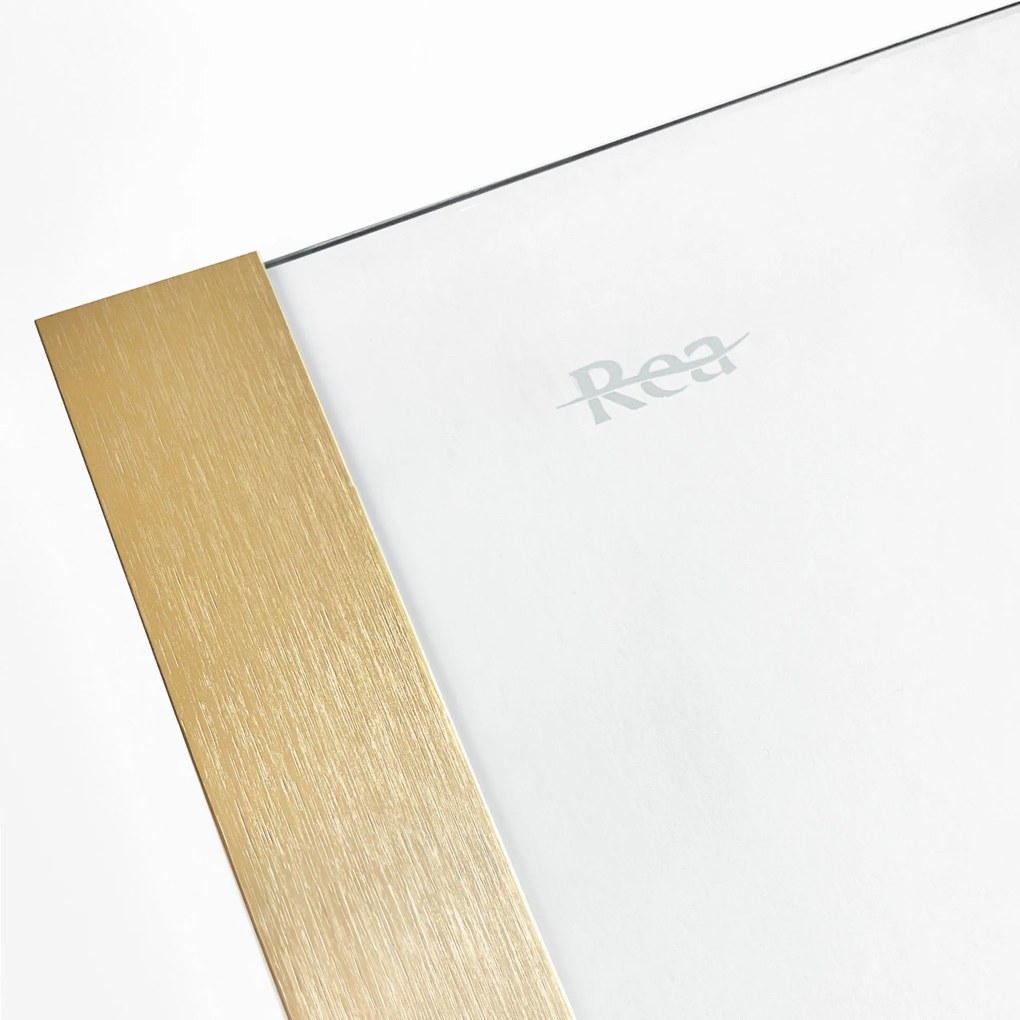 Ușă de duș Rea Montana 100 Gold brush