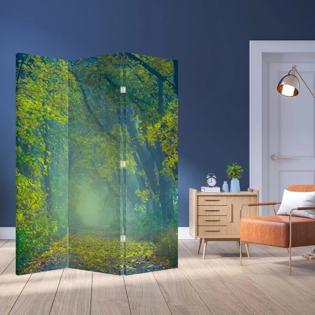 Paravan - Drum dea lungul cu copaci (126x170 cm)
