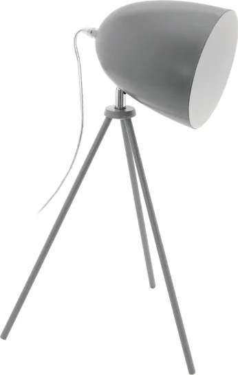 Eglo 33094 - Lampă de masă DUNDEE, 1 x E27 / 60 W / 230 V, gri
