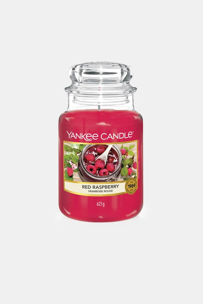 Lumânare mare Yankee Candle Red Rapsberry rosu