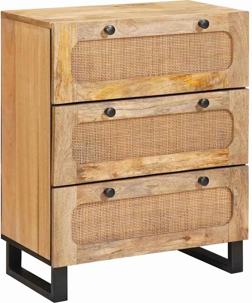 vidaXL Bufet Maro 60 x 33 x 75 cm Lemn de mango solid