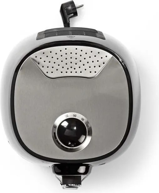 Resigilat: Friteuza cu aer cald Royalty Line RL-AF3.1, 1400W, 3 L, 5 portii, Negru