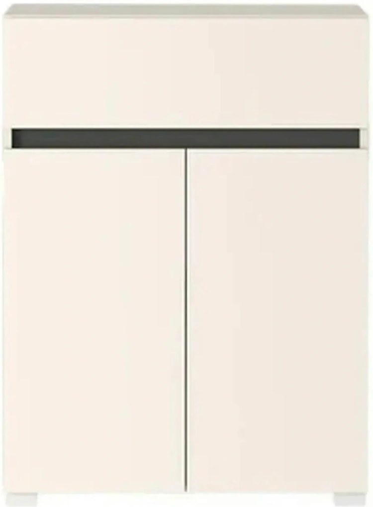 Comoda LONDON 7, casmir/gri antracit, PAL, 70x38x94 cm