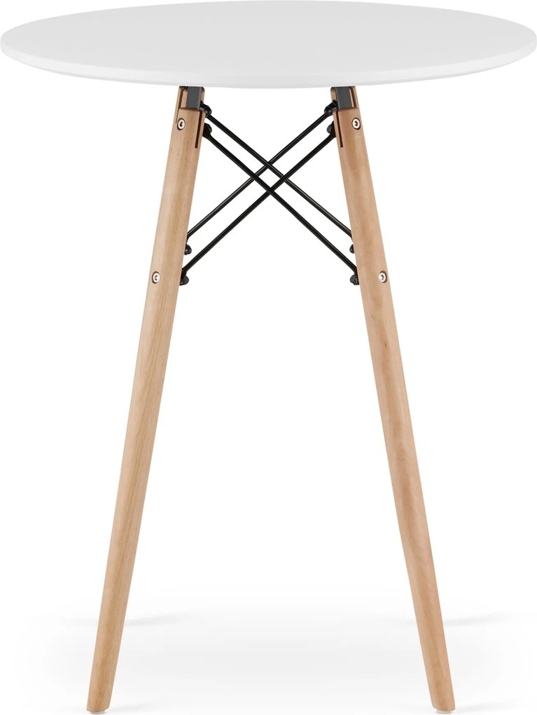 Masa de sufragerie alba OSLO 60x60