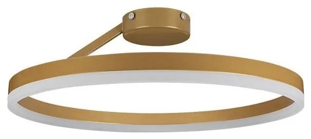 Lustră LED dimabilă aplicată LED/40W/230V 3000-6500K auriu + telecomandă