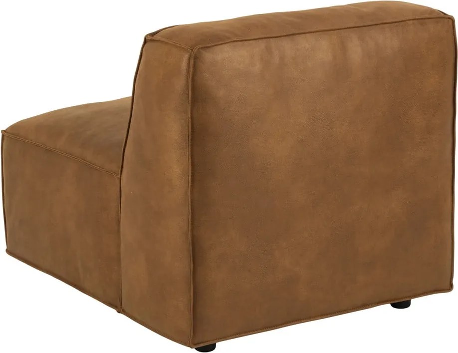 Modul pentru canapea maro coniac (de mijloc) Fairfield Kentucky – Bonami Selection