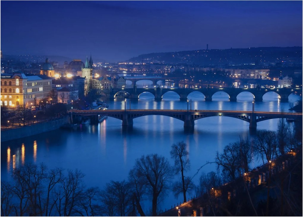 Tablou cu podurile din Praga (70x50 cm)
