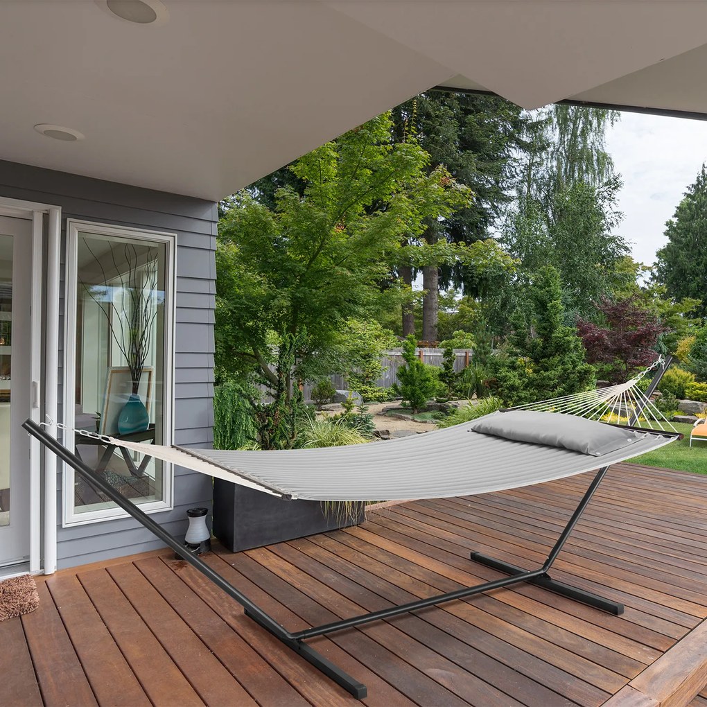 Scaun balansoar 360 x 120 x 115 cm - gri deschis