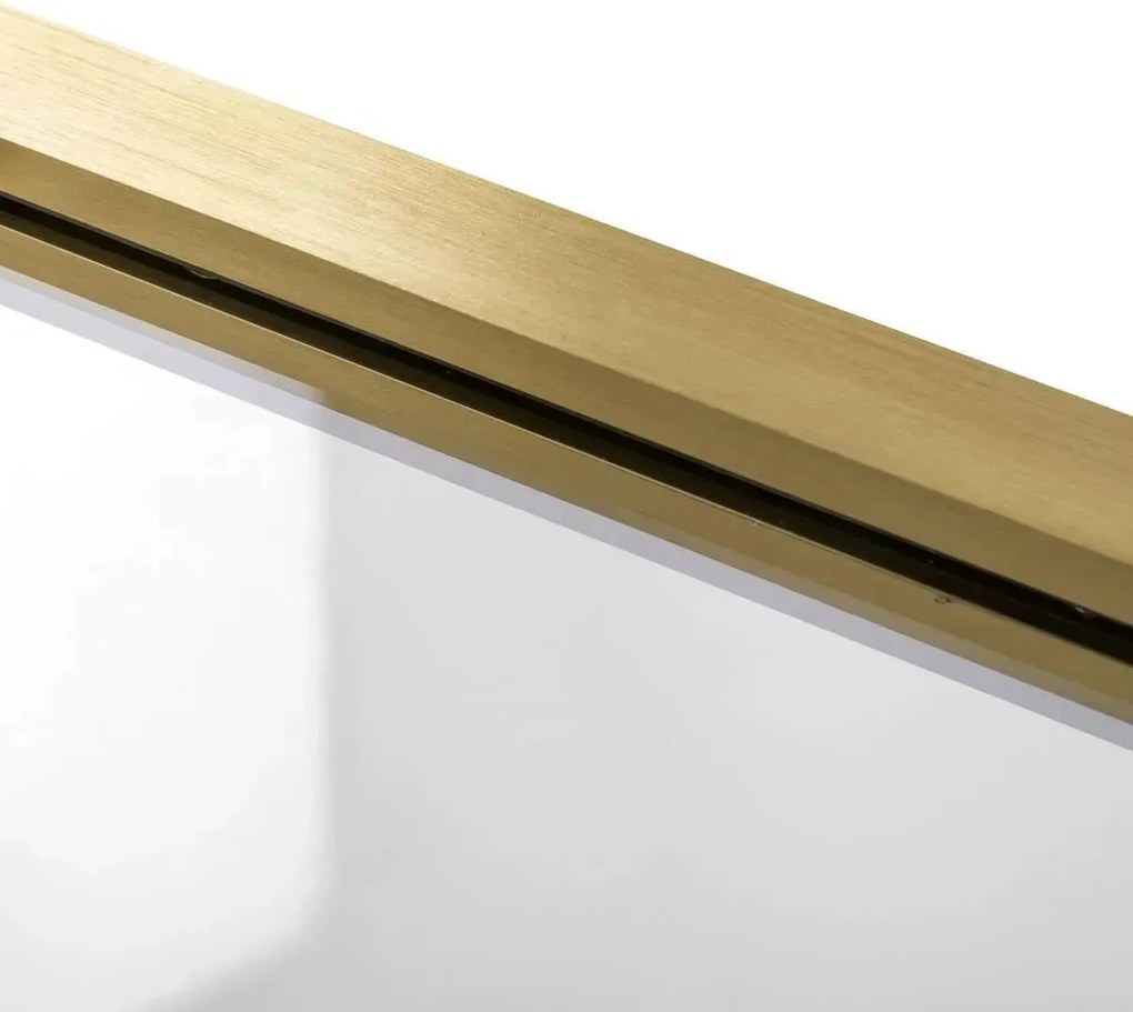 Cabina de dus de perete REA Rapid Slide Brush Gold