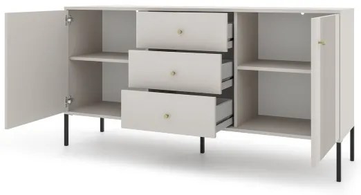 Comodă LUE bej/negru