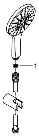 GROHE RAINSHOWER SMARTACTIVE 130 - Set de duș, 1500 mm, crom 26581000