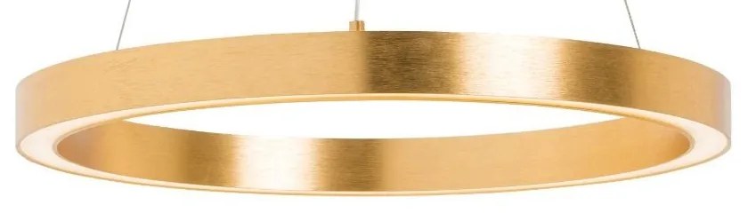 Lustra LED design modern circular CARLO auriu, diametru 40cm