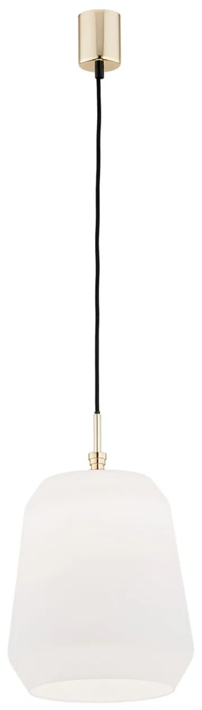 Lustra / Pendul modern design scandinav IRUN 25cm alb opal