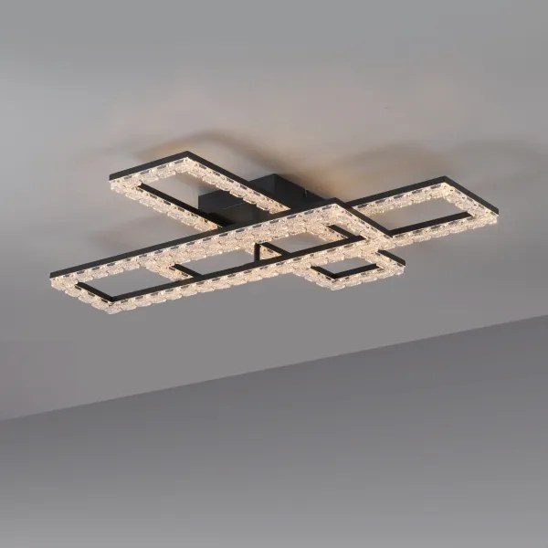 JUST LIGHT. 14733-18 - LED Plafonieră GLITRA LED/35W/230V neagră