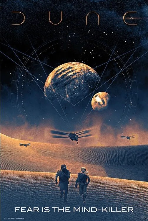 Poster Dune - Fear is the mind-killer