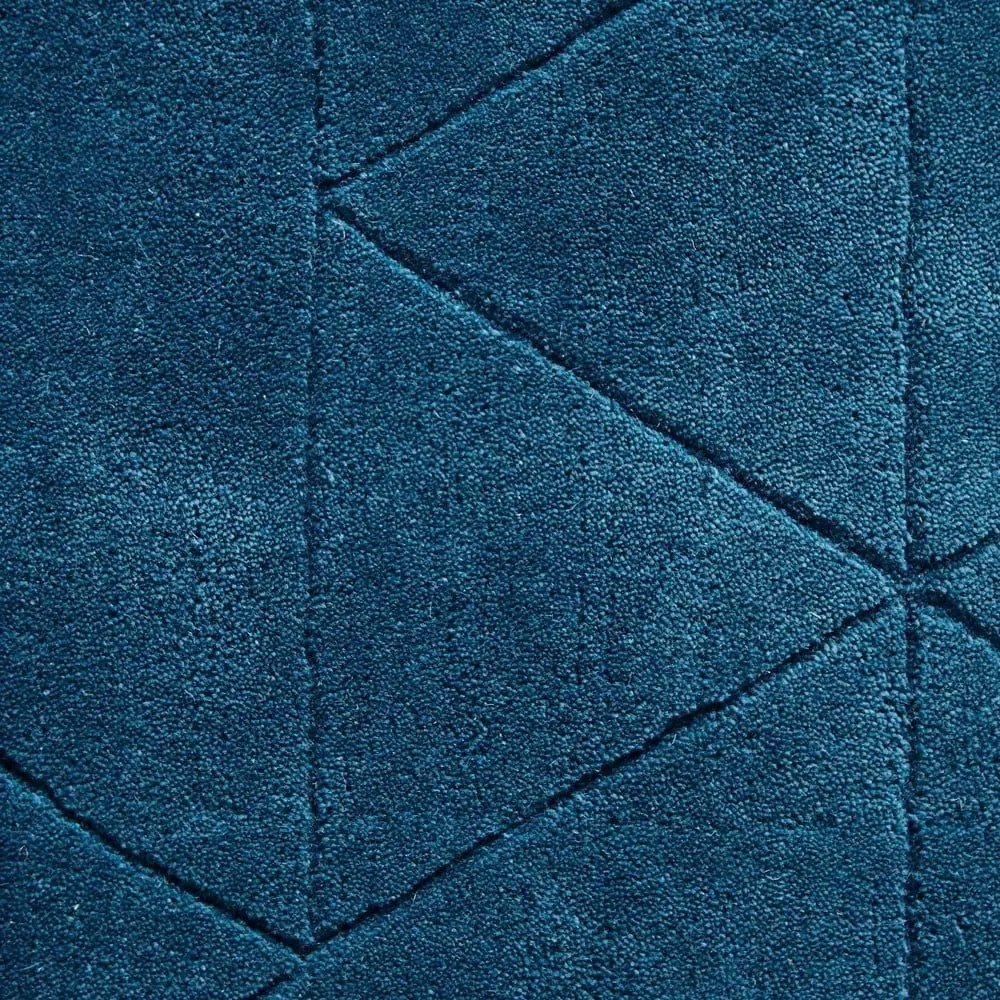 Covor din lână Think Rugs Kasbah, 150 x 230 cm, albastru