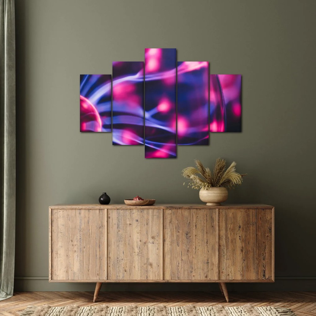 Tablou abstract mov (150x105 cm)