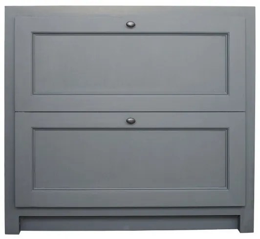 Dulap de bucatarie gri din lemn de pin, 2, sertare, large, New York