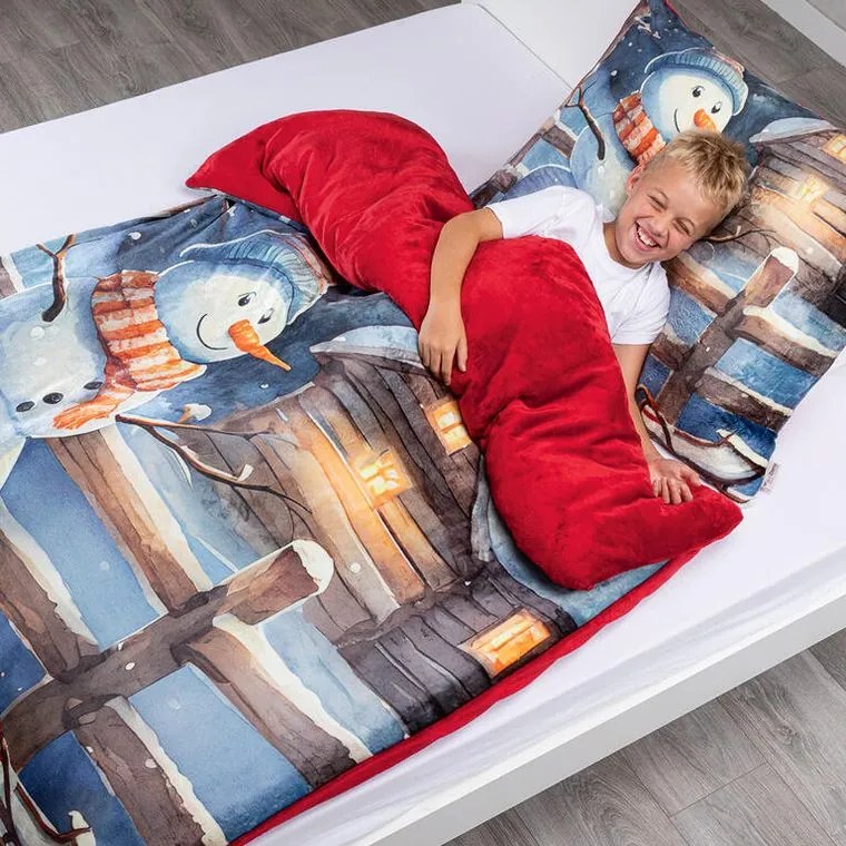 decoDoma Lenjerie de pat din micropluş OM DE ZĂPADĂ