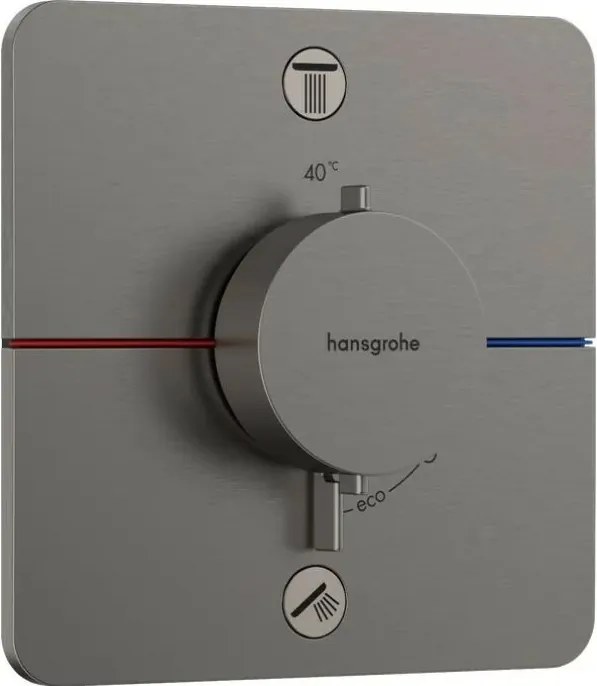 Baterie dus termostatata incastrata crom periat Hansgrohe ShowerSelect Comfort Q  2 functii EN1717