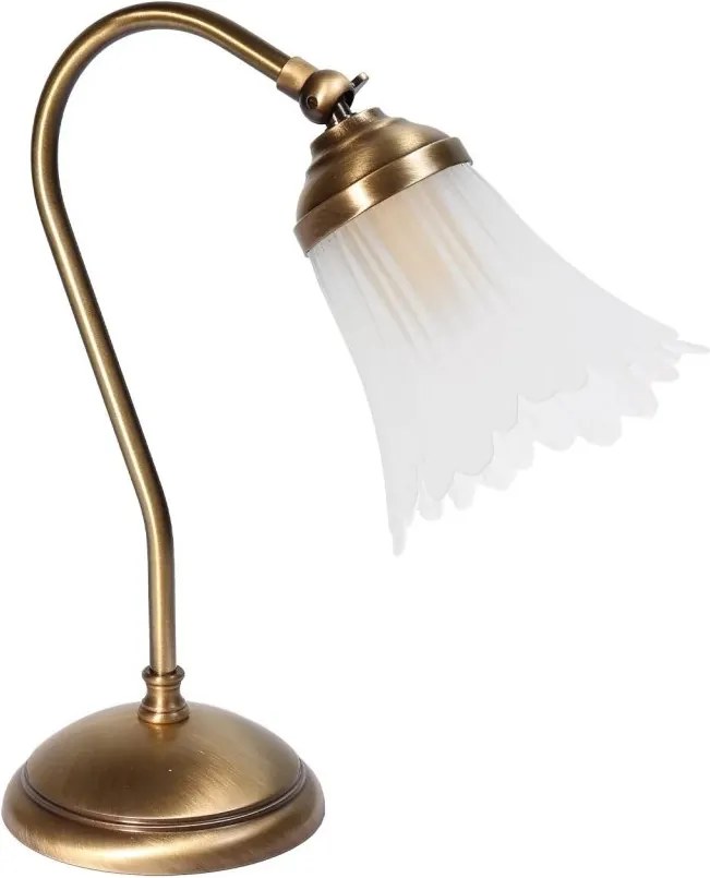 Veioza din alama stil Art Nouveau Floral