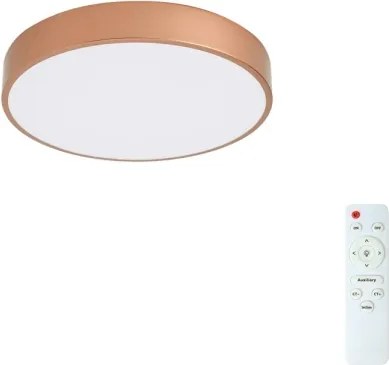 Brilagi - Plafonieră LED dimabilă POOL LED/48W/230V Ø 40 cm, finisaj bronz + telecomandă