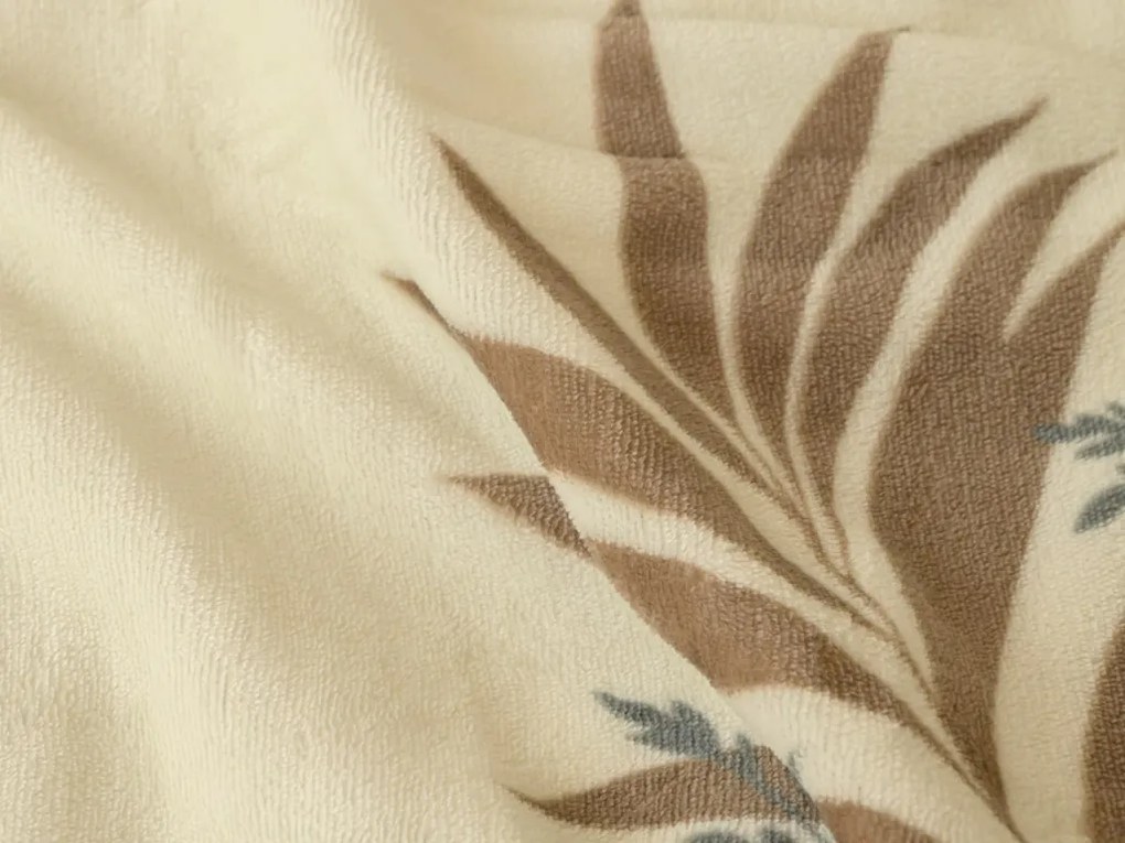 Lenjerie de pat reversibila DUO SENSE SANDORA crem + fata de perna 40x50 cm GRATUIT Dimensiune lenjerie de pat: 70 x 90 cm | 140 x 200 cm