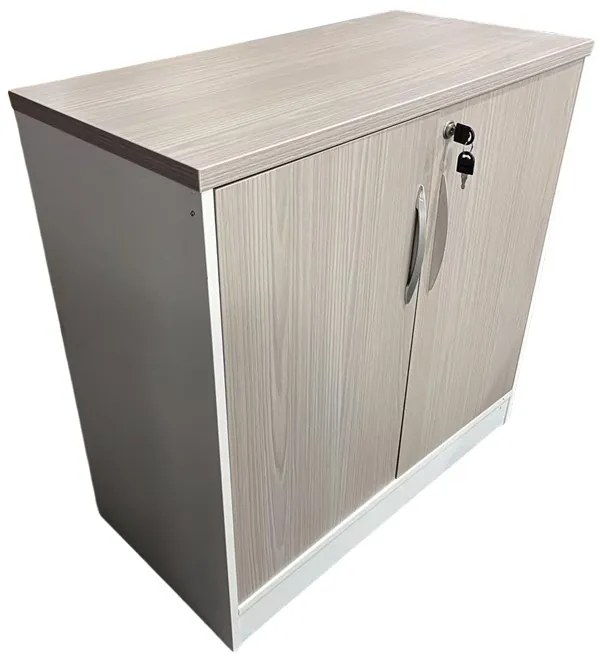 Dulap de birou Armadi, Pako World, Alb-Sonoma, 80x40x80 cm