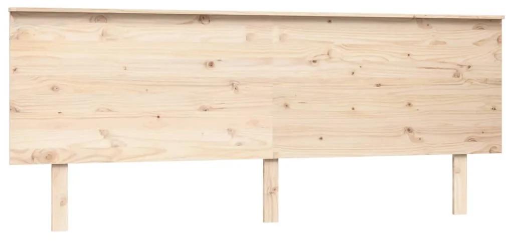 819190 vidaXL Tăblie de pat, 204x6x82,5 cm, lemn masiv de pin