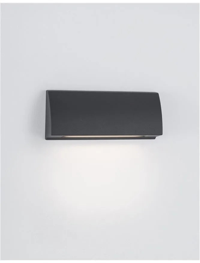 Mini Aplica LED ambientala pentru iluminat exterior IP54 LIV neagra