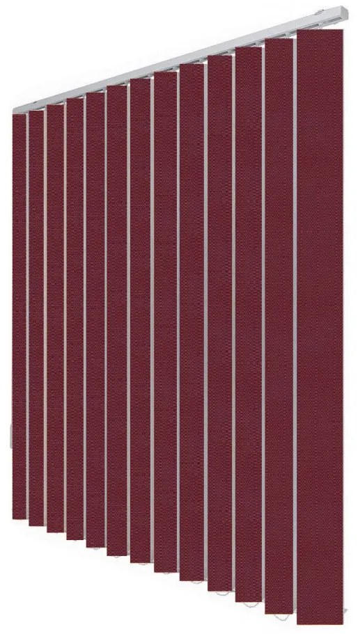 Jaluzele verticale Cora 5064 visiniu inchis