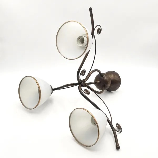 Lustră LED aplicată Brilagi ANTICO 3xE27/60W/230V patină bronz