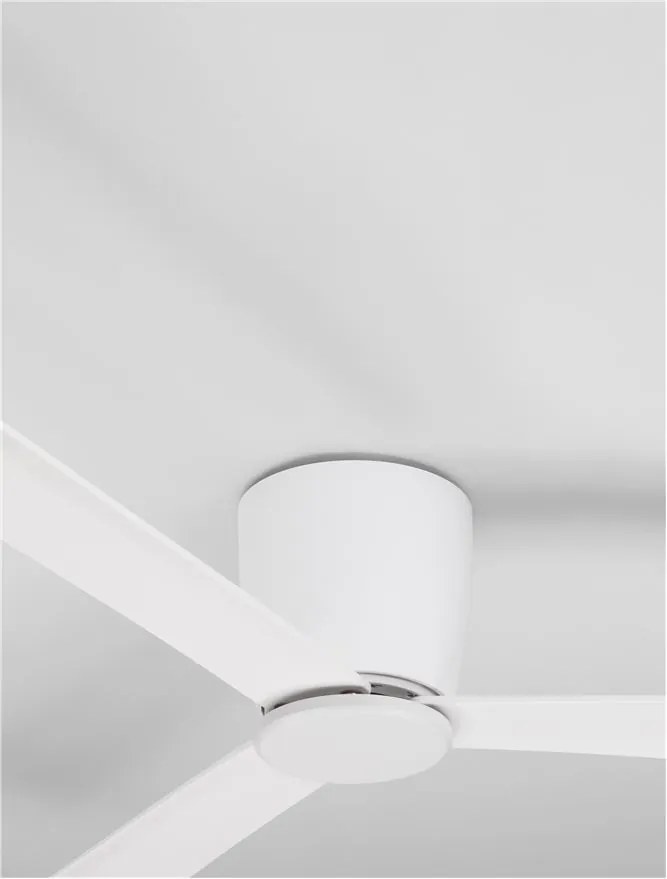 Ventilator de tavan cu telecomanda design modern DELL alb