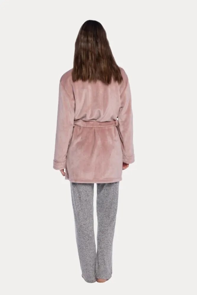 Halat scurt pentru femei PALOMA M Roz pal / Dusty rose