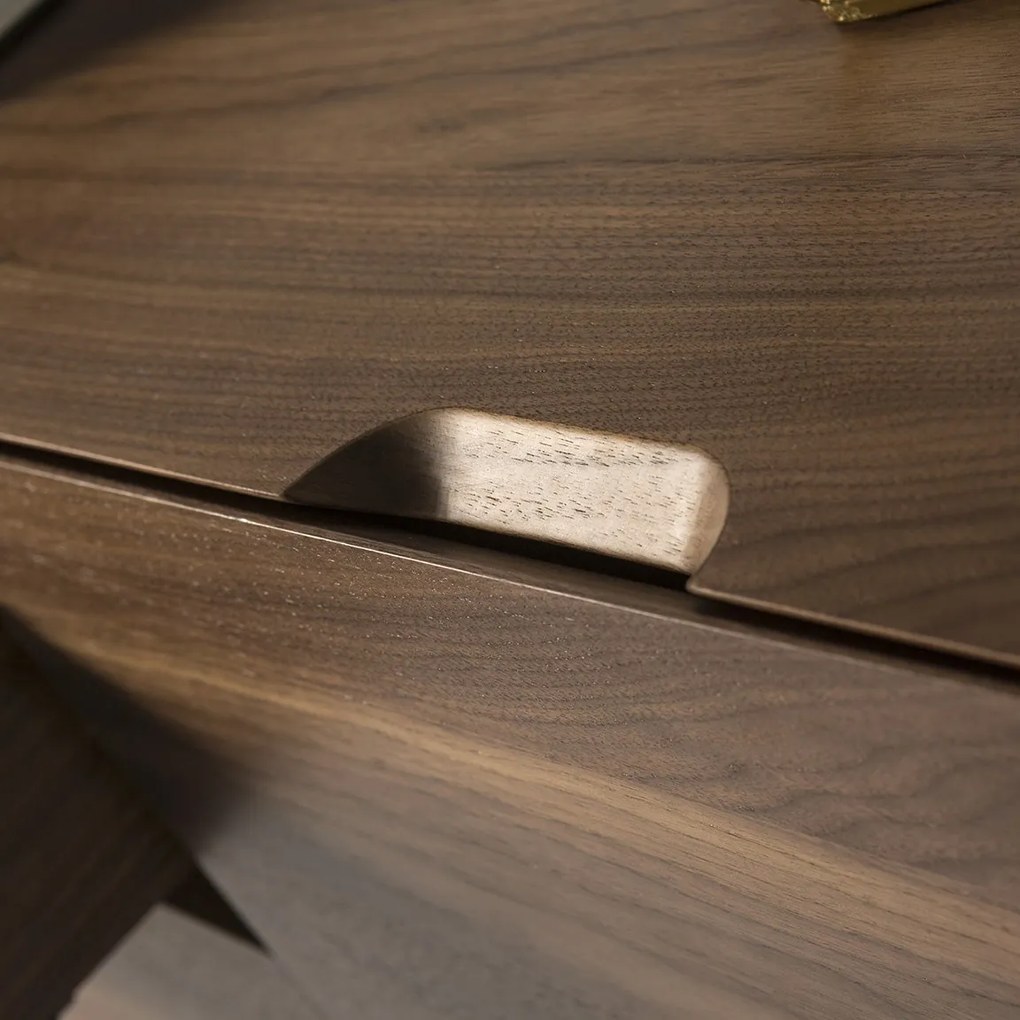 Comoda eleganta design modern Walnut AC-CP1702-E