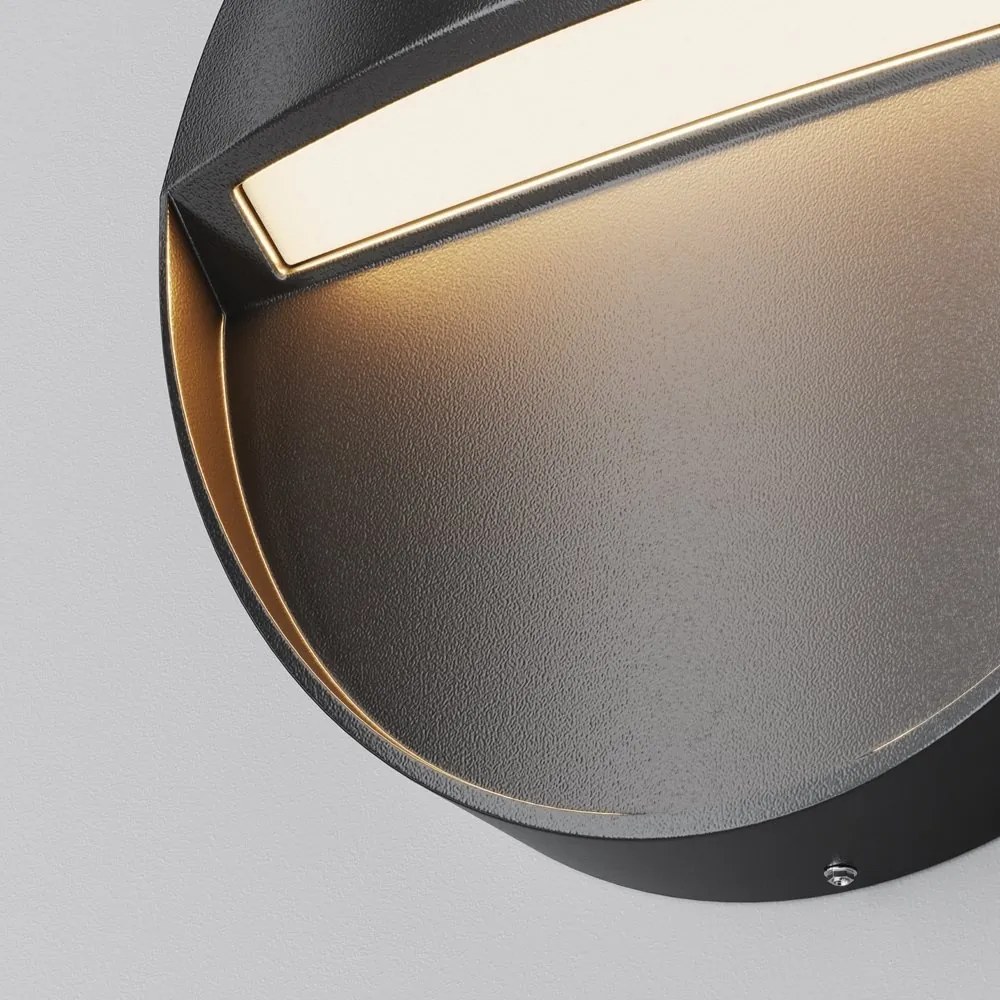 Spot LED iluminat scari sau perete exterior IP54 Mane negru